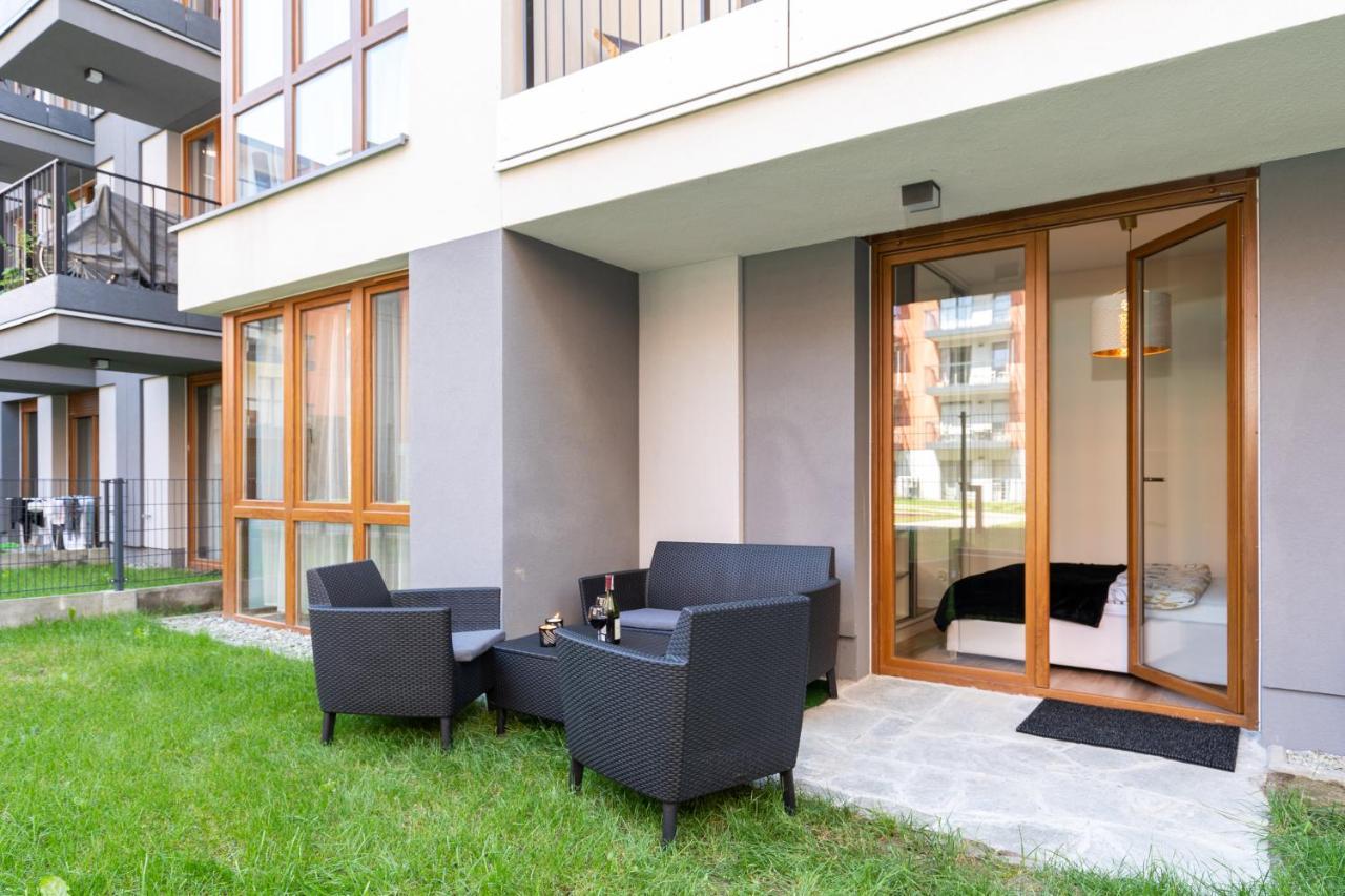 New Apartment, Private Patio Краків Екстер'єр фото